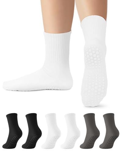 Aoliks Pilates Yoga Socks for Women, Non-Slip Grip Socks for Pure Barre, Ballet, Dance, Barefoot Workout | Amazon (US)