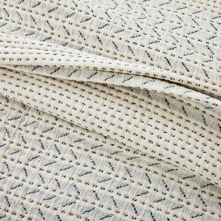 Mixed Herringbone Blanket | West Elm (US)