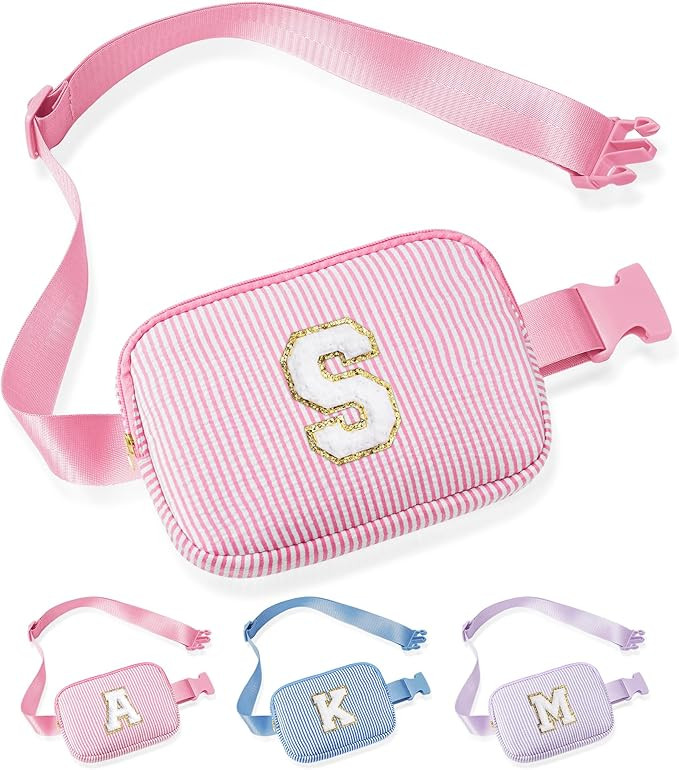 YOOLIFE Birthday Gifts for Girl Kids - Initial Fanny Pack for Girls Kids Purse, Sling Bag Crossbo... | Amazon (US)