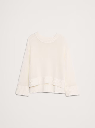Oversized Linen Sweater | Banana Republic (US)