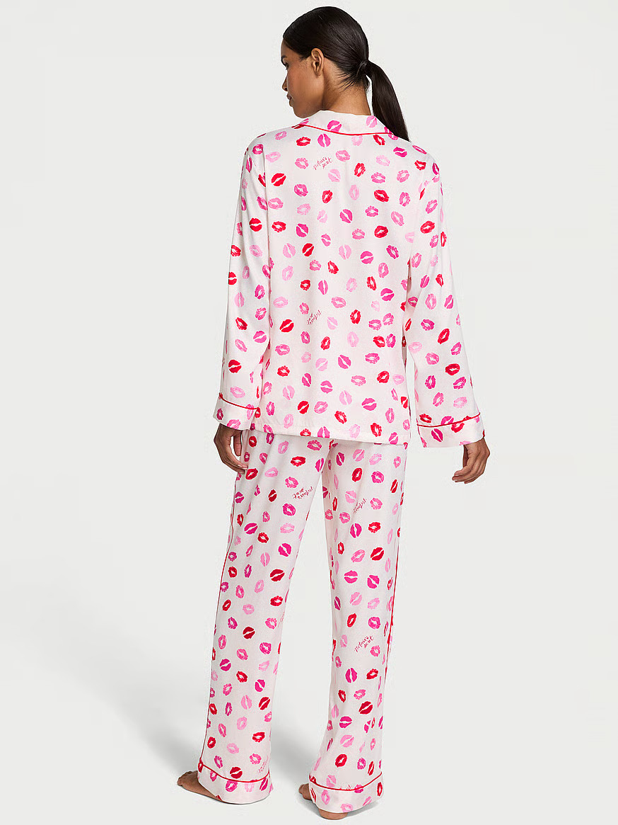 Glazed Satin Long Pajama Set | Victoria's Secret (US / CA )