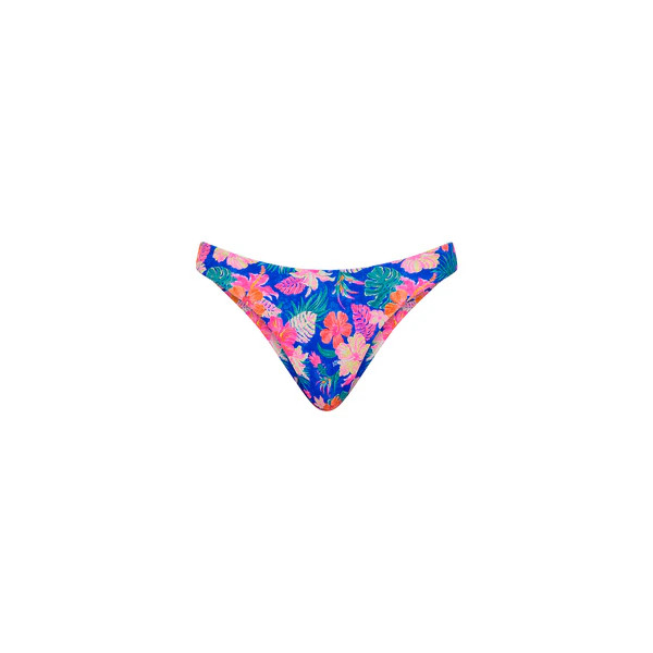 Minimal Full Coverage Bikini Bottom - Electric Palms | Kulani Kinis US