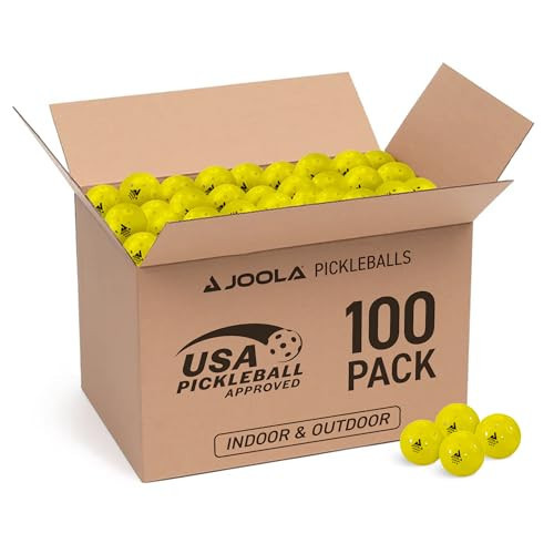 JOOLA Primo Pickleball Balls - Tournament Indoor and Outdoor Pickleball Balls - USAPA Approved - Ideally Weighted and Precision Crafted 40 Hole Design Pickleball Official Size | Amazon (US)