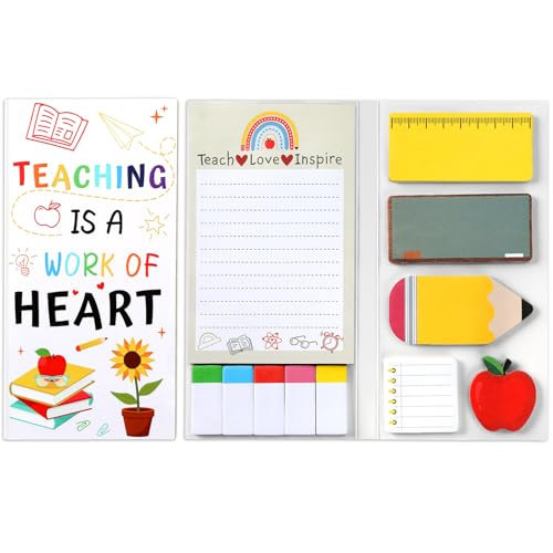 Teacher Gifts Sticky Notes, Teacher Appreciation Gifts End of Year Teachers Gift for Women from Students, Back to School Teachers Supplies for Classroom First Day of School Teachers Stuff | Amazon (US)