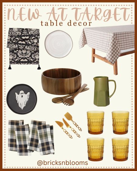 New at Target Table Decor 

Thanksgiving table, thanksgiving decor, fall decor, plaid, Amber glass, fall tablescapes 

#LTKHoliday #LTKSeasonal #LTKhome
