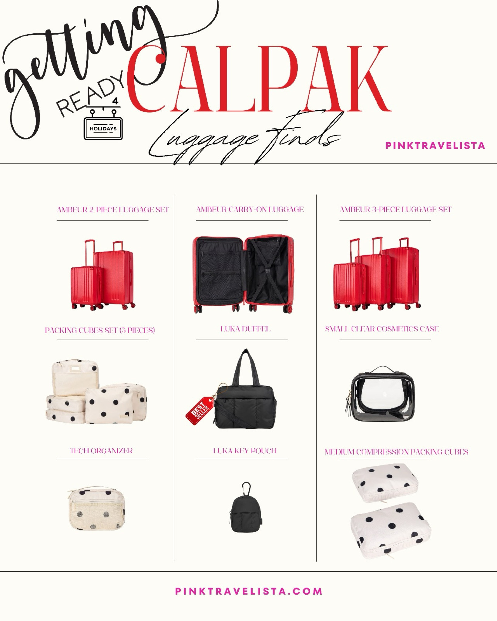 Are you ready for the holiday travel season? Let these Calpak must haves take you into the season in style. 

#LTKSeasonal #LTKTravel #LTKItBag