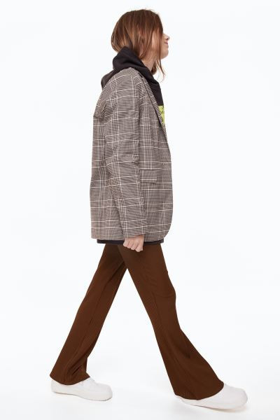 Flared Ribbed Leggings | H&M (US + CA)