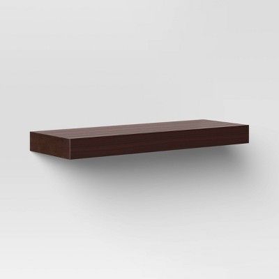 Floating Wall Shelf Espresso - Threshold™ | Target