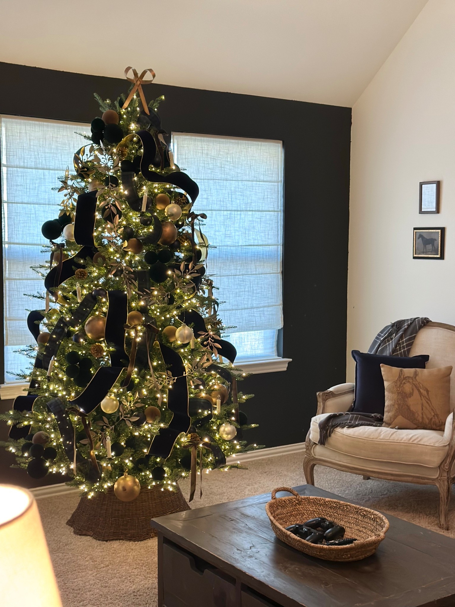 First tree is up! And the scallop tree collar does for the 7.5 Duchess 🎉

I’m sure I will tweak here and there but this is our upstairs game room. I went Ralph Lauren Christmas theme and am loving it!

Ralph Lauren Christmas 
Grand Duchess 
Viral tree
Christmas decor

#LTKHoliday #LTKHome #LTKSeasonal