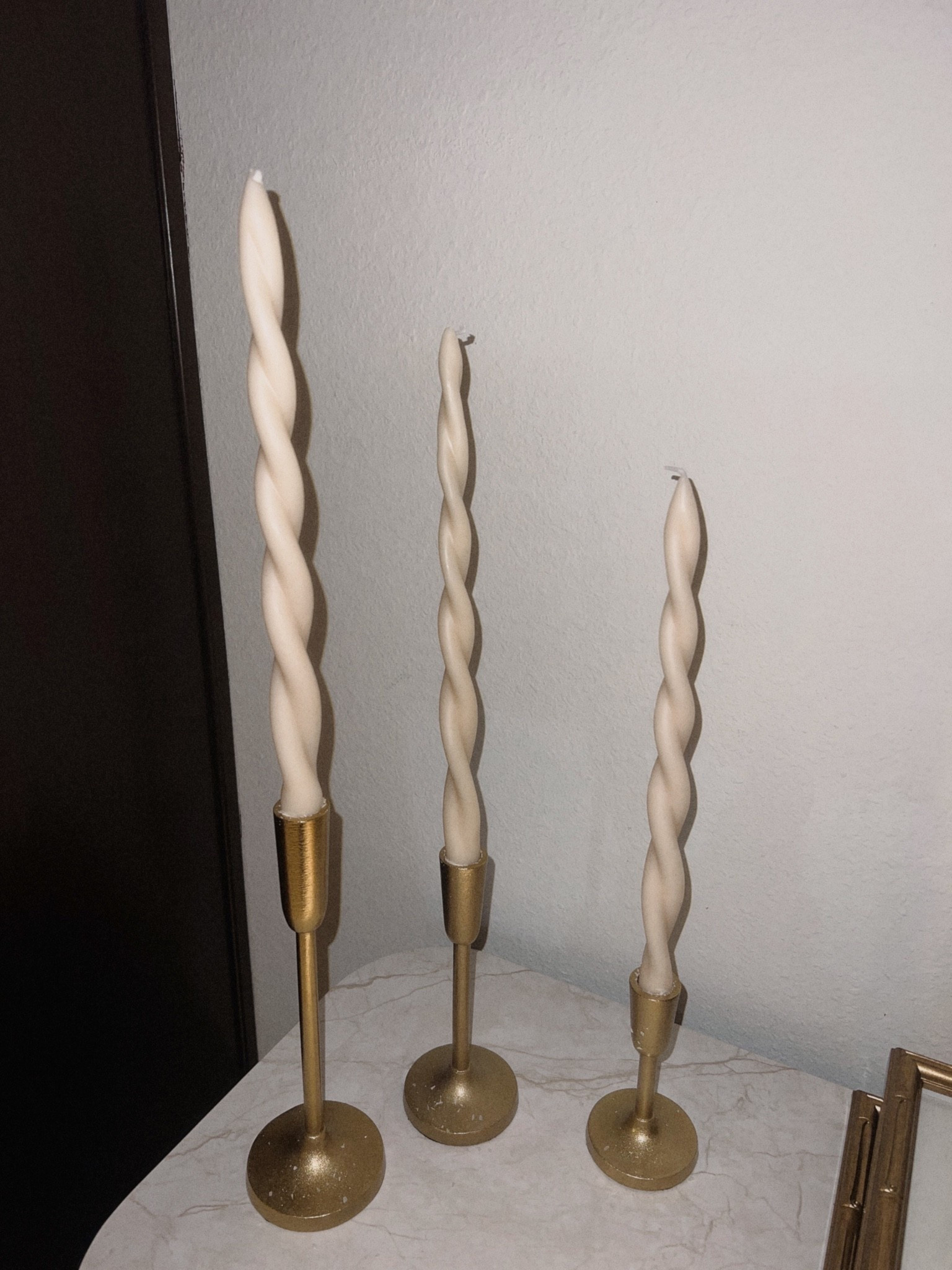 my new home decor! these swirled, twisted candles & gold candlesticks ✨

I love a vintage, made new look for my home & it feels incredibly cozy & lived in, even for being new.

Best part? It’s completely affordable!

#LTKHome