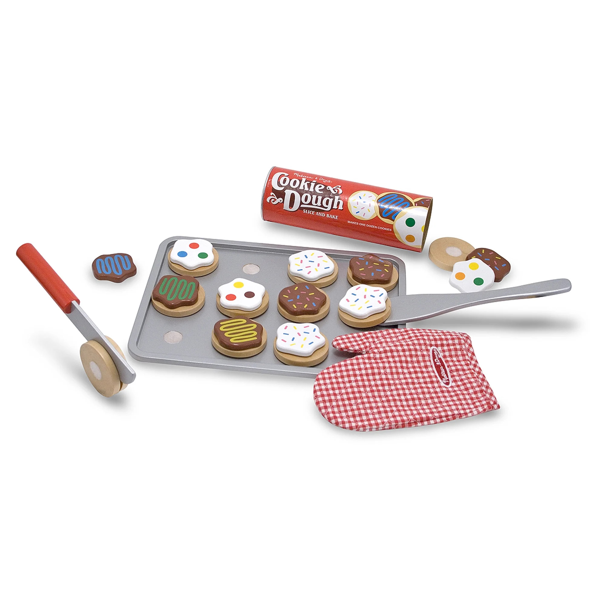 Melissa & Doug Slice-and-Bake Wooden Cookie Play Food Set (Pretend Play, High-Quality Materials, ... | Walmart (US)