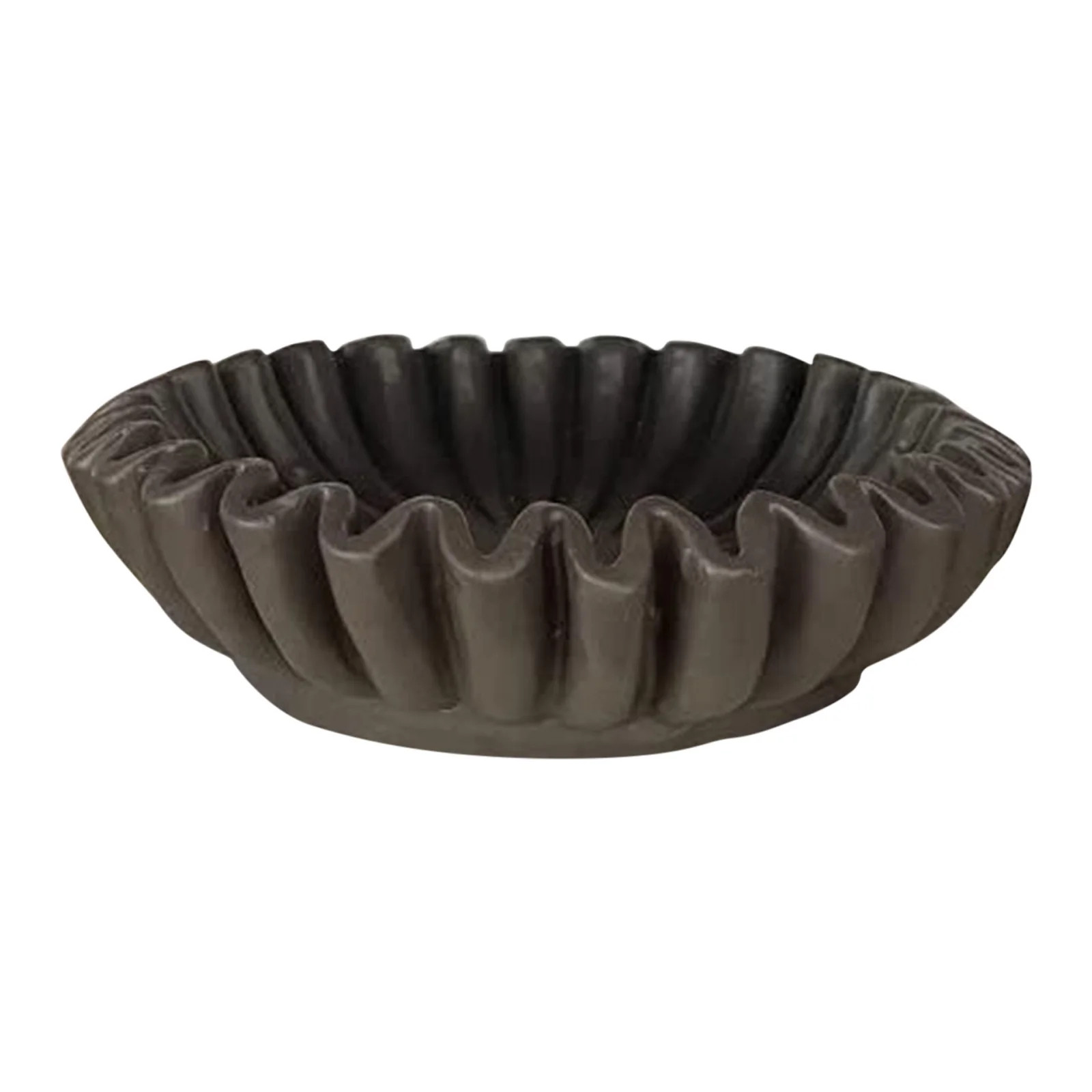 YangJinLian Fluted Ruffle Decorative Bowl, Scalloped Bowl Decorative Bowl, Decorative Trays Fruit... | Walmart (US)