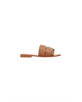 David Jones Aje Lodge Deboss Logo Sandal in Tan, Size 37 EU | David Jones (Australia & New Zealand)