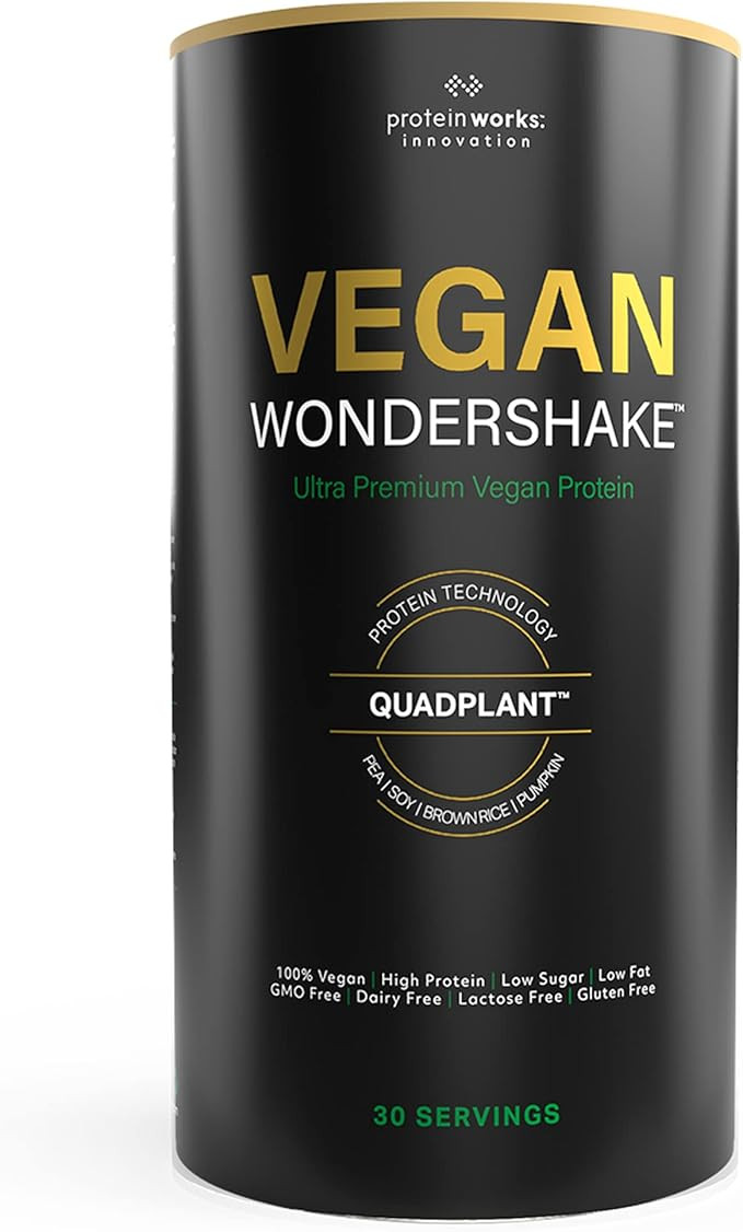 Protein Works - Vegan Wondershake, Multi-Award-Winning Vegan Protein Shake, QuadPlant Protein Ble... | Amazon (UK)