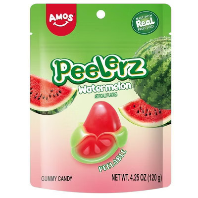AMOS PeelerzTM Gummy Watermelon Candy - 4.25oz | Target