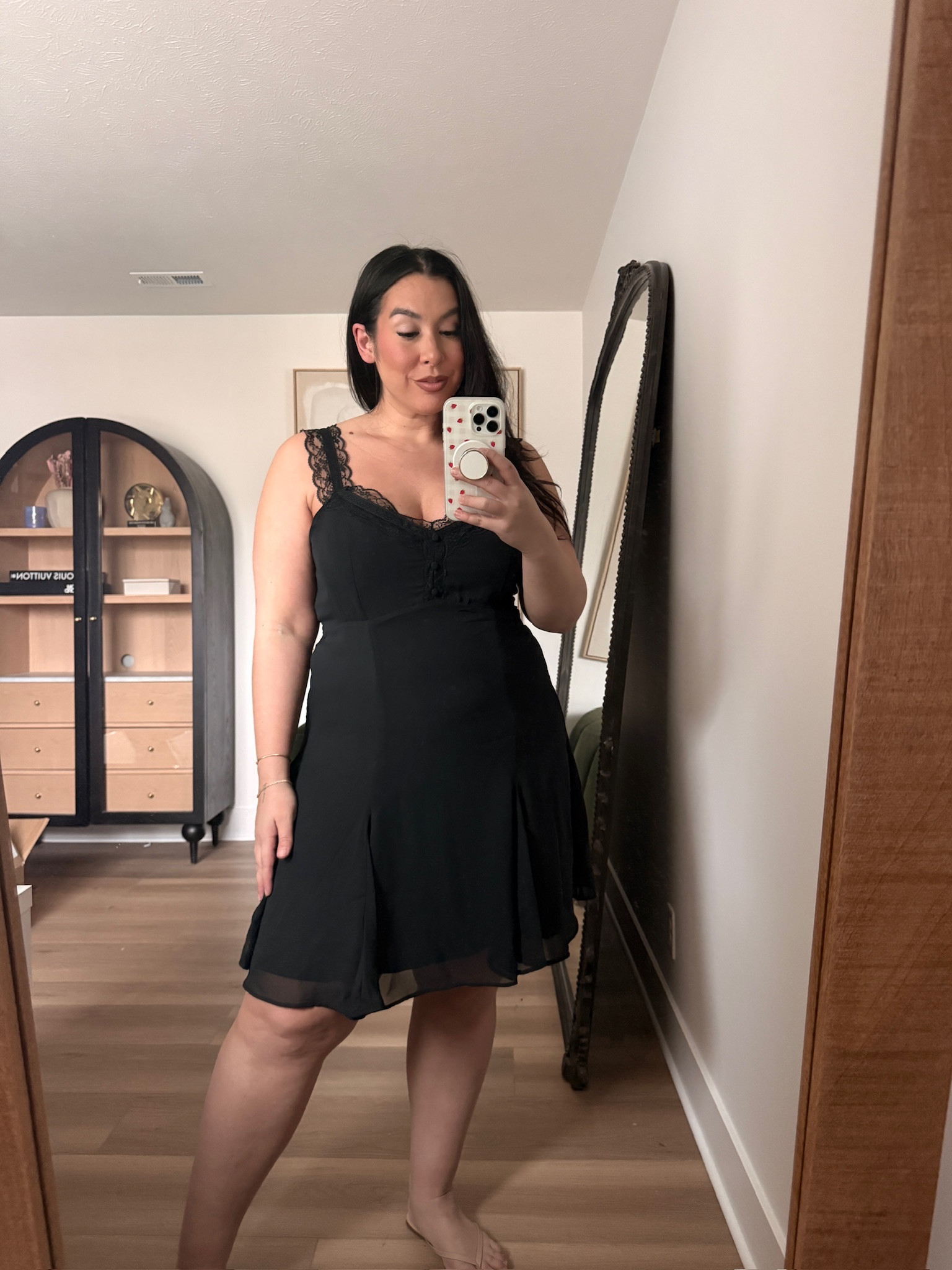 How cute is this black little mini dress?! Bra-free and super flattering 🖤👏🏻 Shop my midsize Abercrombie favorites on sale for 25% off with my exclusive in-app code! 
-
-
-
Abercrombie sale, LTK Spring Sale, Abercrombie midsize, Midsize spring, Midsize spring haul, Midsize sale, Dress, Spring Break Finds, Curvy, Sale, Easter @abercrombie 

#LTKSpringSale #LTKMidsize #LTKootd