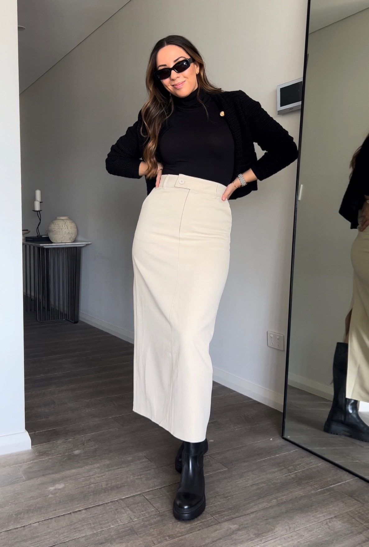 Best winter long skirt outfit Sale