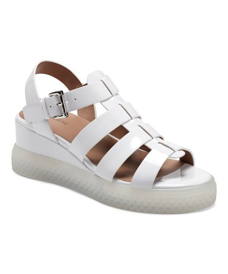Aerosoles White Zola Gladiator Sandal - Women | Zulily