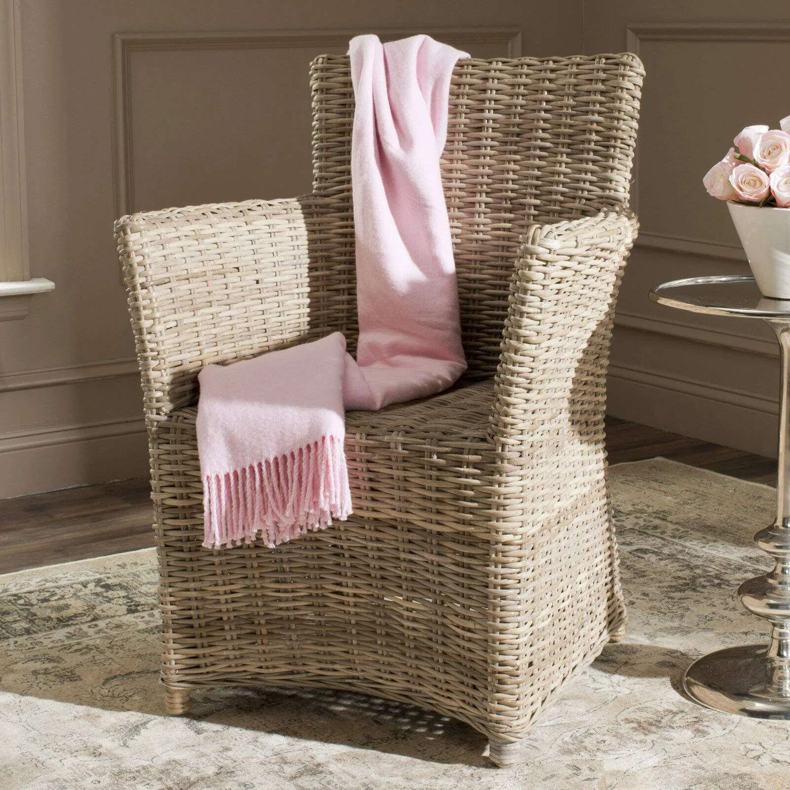 Safavieh Natuna Rattan Arm Chair | Walmart (US)