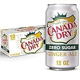 Canada Dry Zero Sugar Ginger Ale Soda, 12 fl oz cans, 12 pack | Amazon (US)