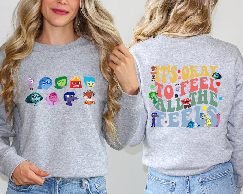 It's Okay to Feel All the Feels Shirt, Mental Health Sweatshirt, Inclusion Shirt, Speech Therapy ... | Etsy (US)