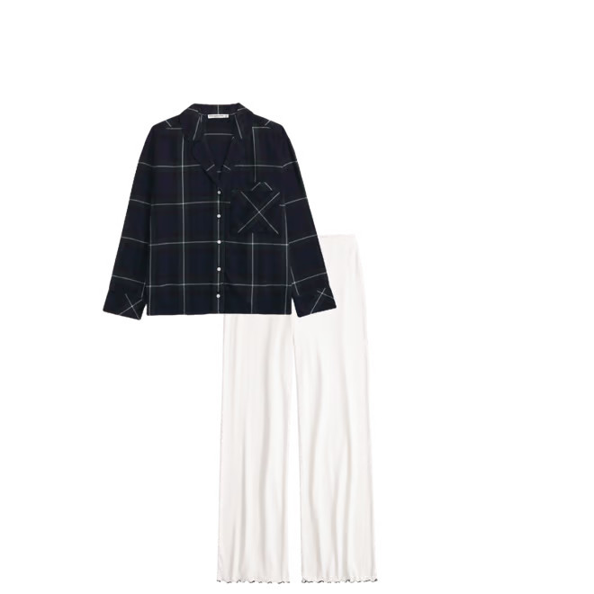 Flannel Sleep Shirt | Abercrombie & Fitch (US)
