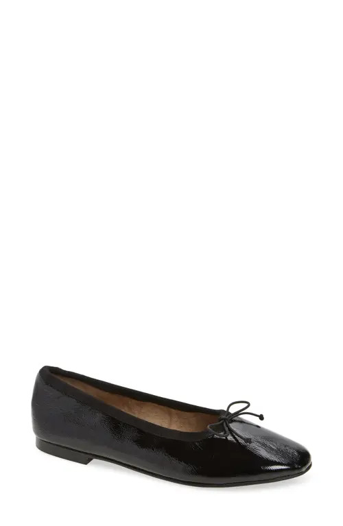 Tony Bianco Chelsea Ballet Flat in Black Nappa at Nordstrom, Size 9.5 | Nordstrom