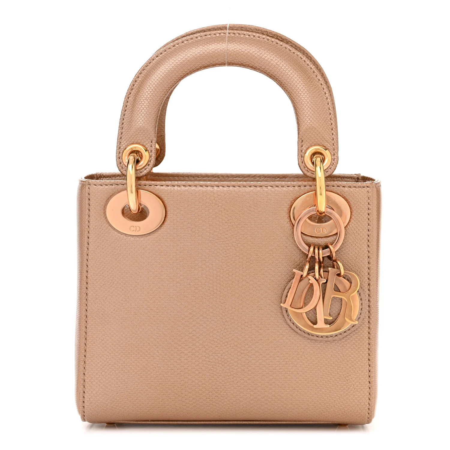 Lizard Mini Lady Dior Beige | FASHIONPHILE (US)
