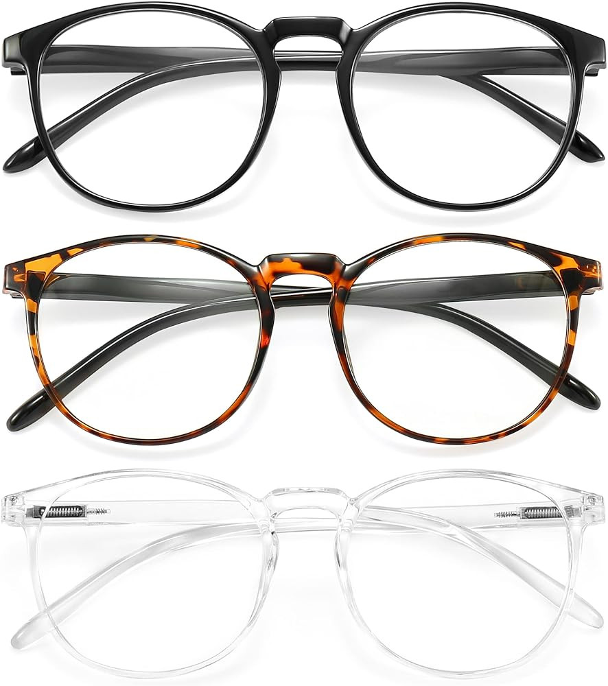 IBOANN Iconic Blue Light Glasses for Woman - Computer Glasses 99% Blue Light Blocking - Anti Eyes... | Amazon (US)