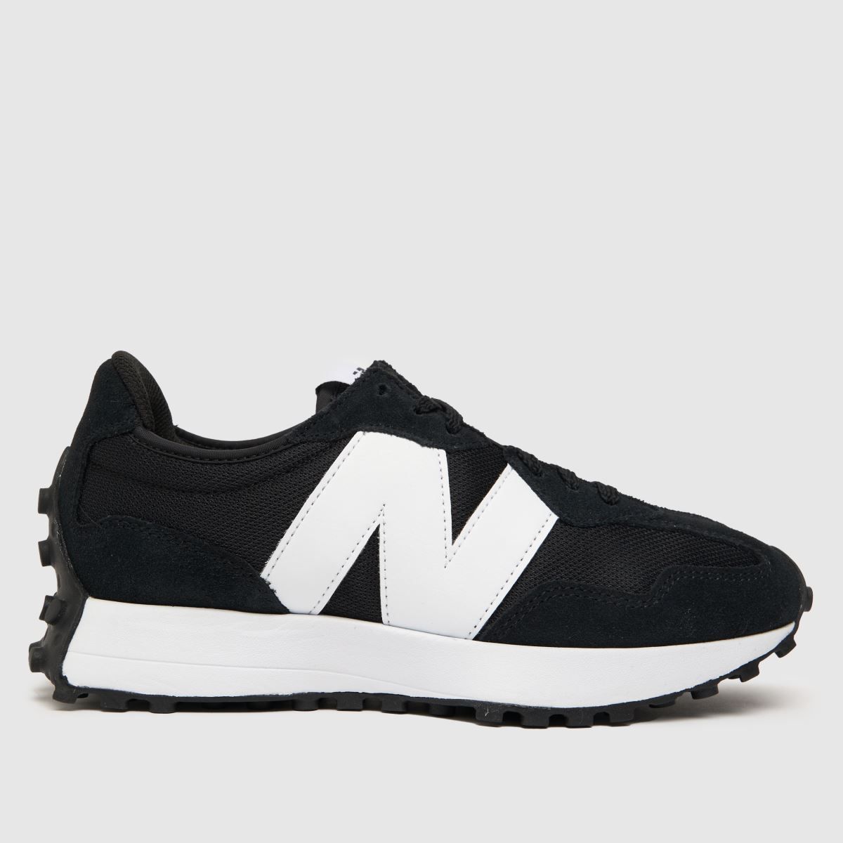 New Balance 327 trainers in black & white | Schuh