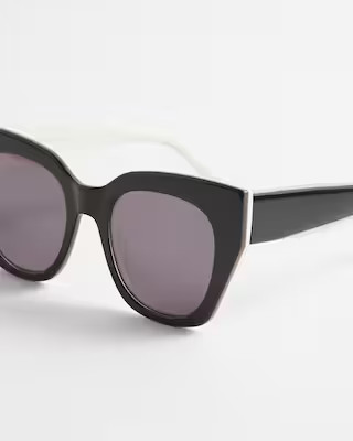 Black and White Cateye Sunglasses | Chico's