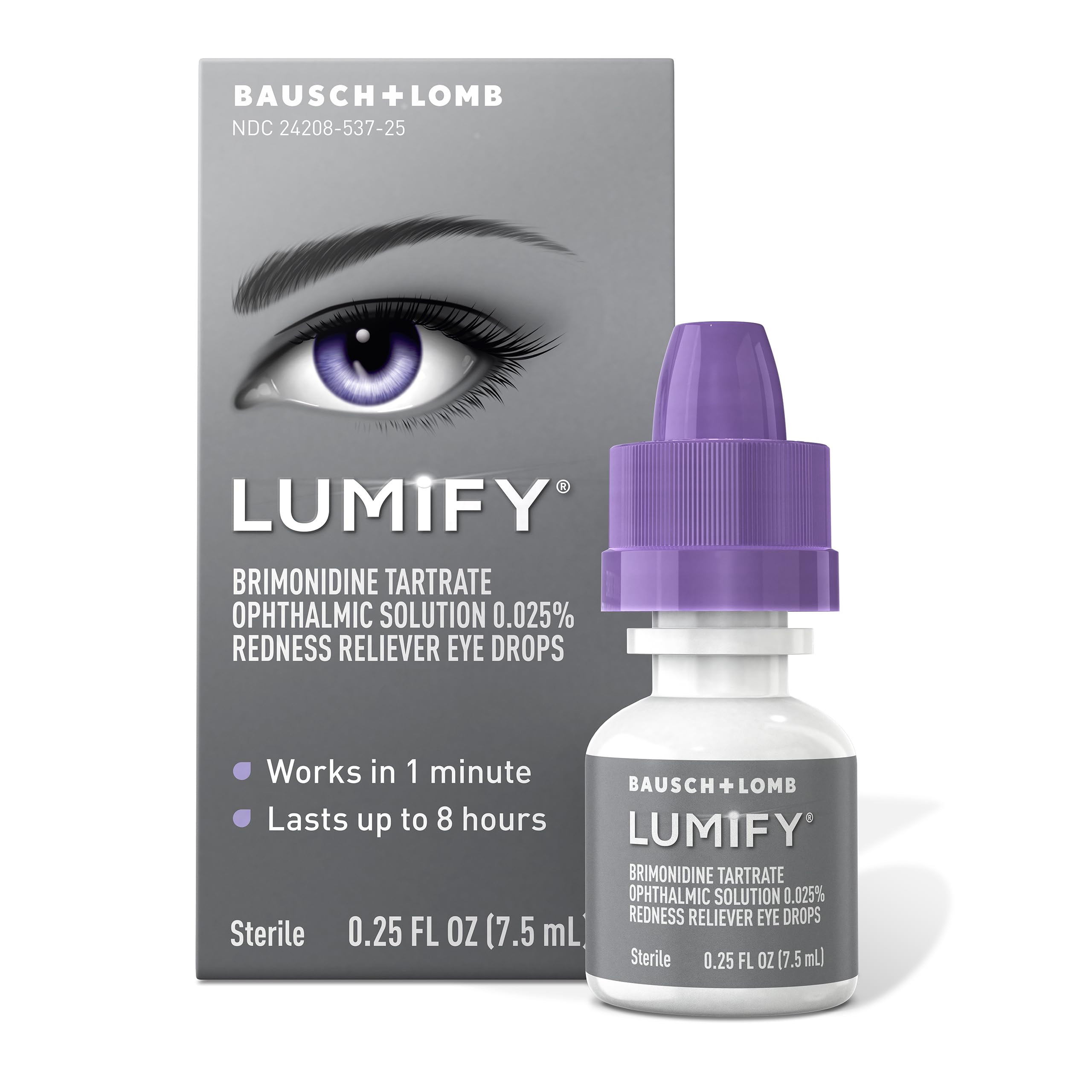 LUMIFY Redness Reliever Eye Drops, For Whiter & Brighter Looking Eyes, 0.25 Fl Oz (7.5 mL) | Amazon (US)