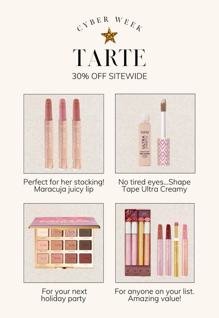TARTE 30% OFF SITEWIDE ⭐️ Cyber week, cyber week deal, cyber week sale, Black Friday, Black Friday sale, Black Friday deal, gift ideas, holiday gift ideas, gift guide for her, gifts for her, gifts for him, Target gifts, dyson sale

Follow my shop @daniellegervino on the @shop.LTK app to shop this post and get my exclusive app-only content!

#liketkit #LTKGiftGuide #LTKHoliday #LTKCyberweek
@shop.ltk
https://liketk.it/3VAwL

#LTKCyberweek #LTKHoliday #LTKGiftGuide