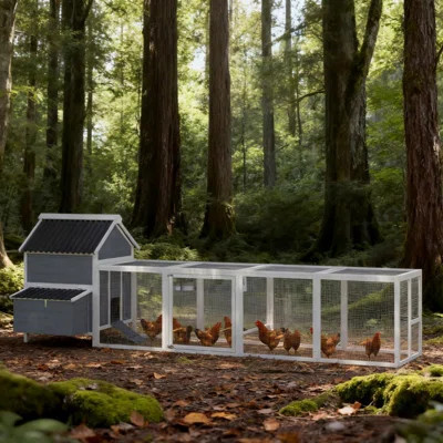 Extra Large Wooden Chicken Coop For 10-15 Chickens | Wayfair North America