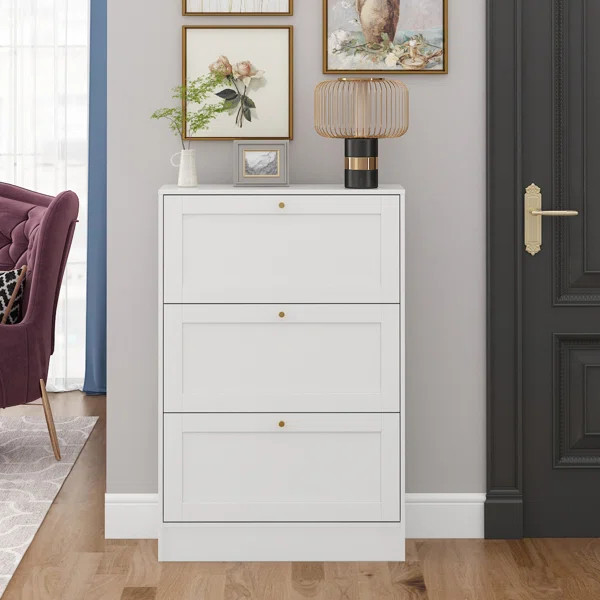 16 Pair Shoe Storage Cabinet | Wayfair North America