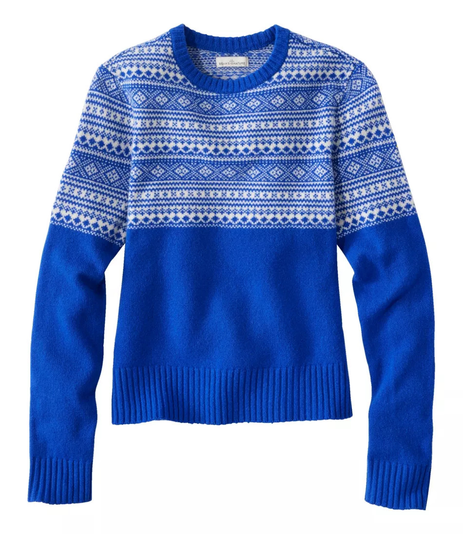 Women's Signature Camp Merino Wool Sweater, Pullover Novelty | L.L. Bean