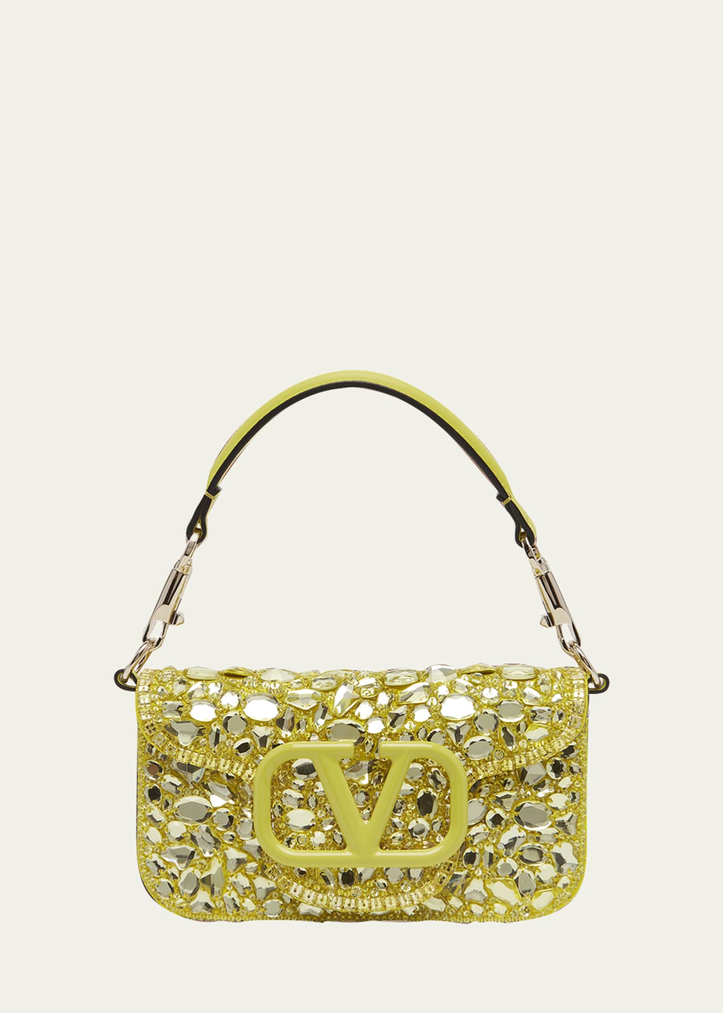 Valentino Garavani Loco Small VLOGO Embellished Shoulder Bag | Bergdorf Goodman