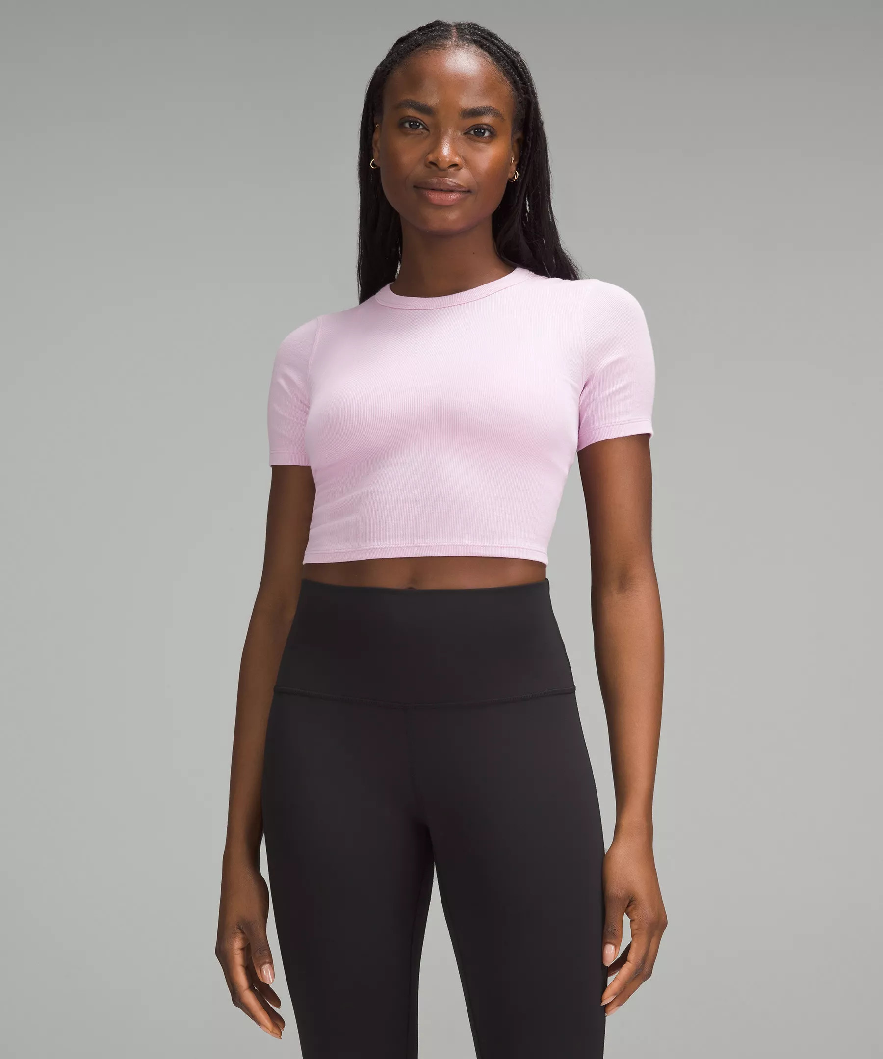 Hold Tight Straight Hem Cropped T-Shirt | Women's Short Sleeve Shirts & Tee's | lululemon | Lululemon (US)