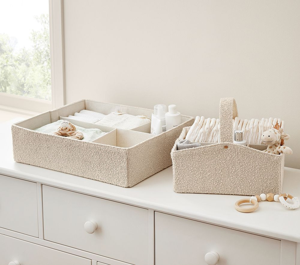 Boucle Nursery Storage | Pottery Barn Kids