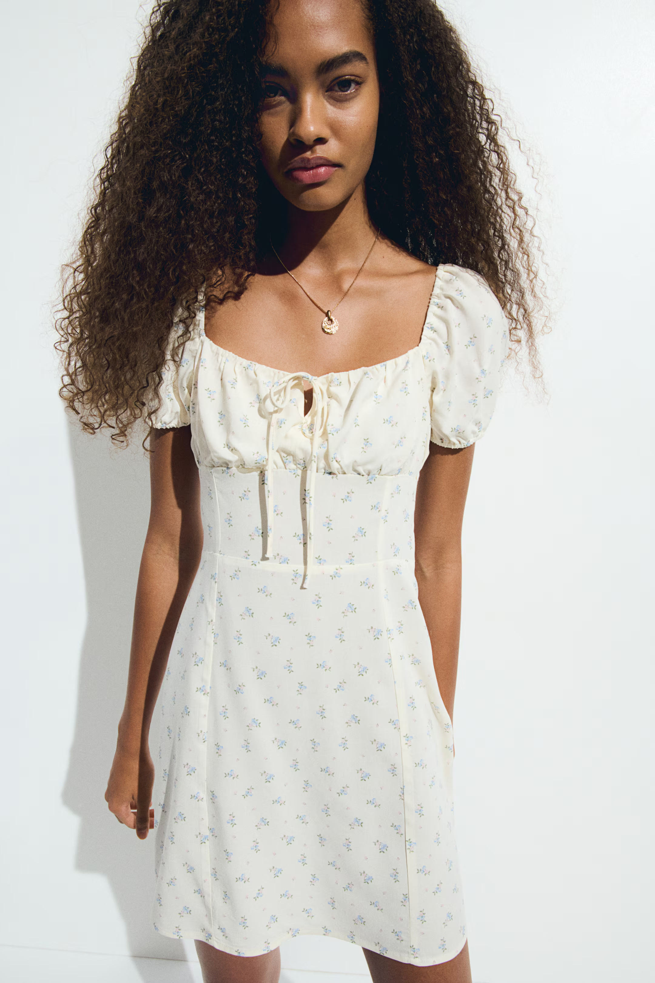 Puff-Sleeved Dress | H&M (US + CA)