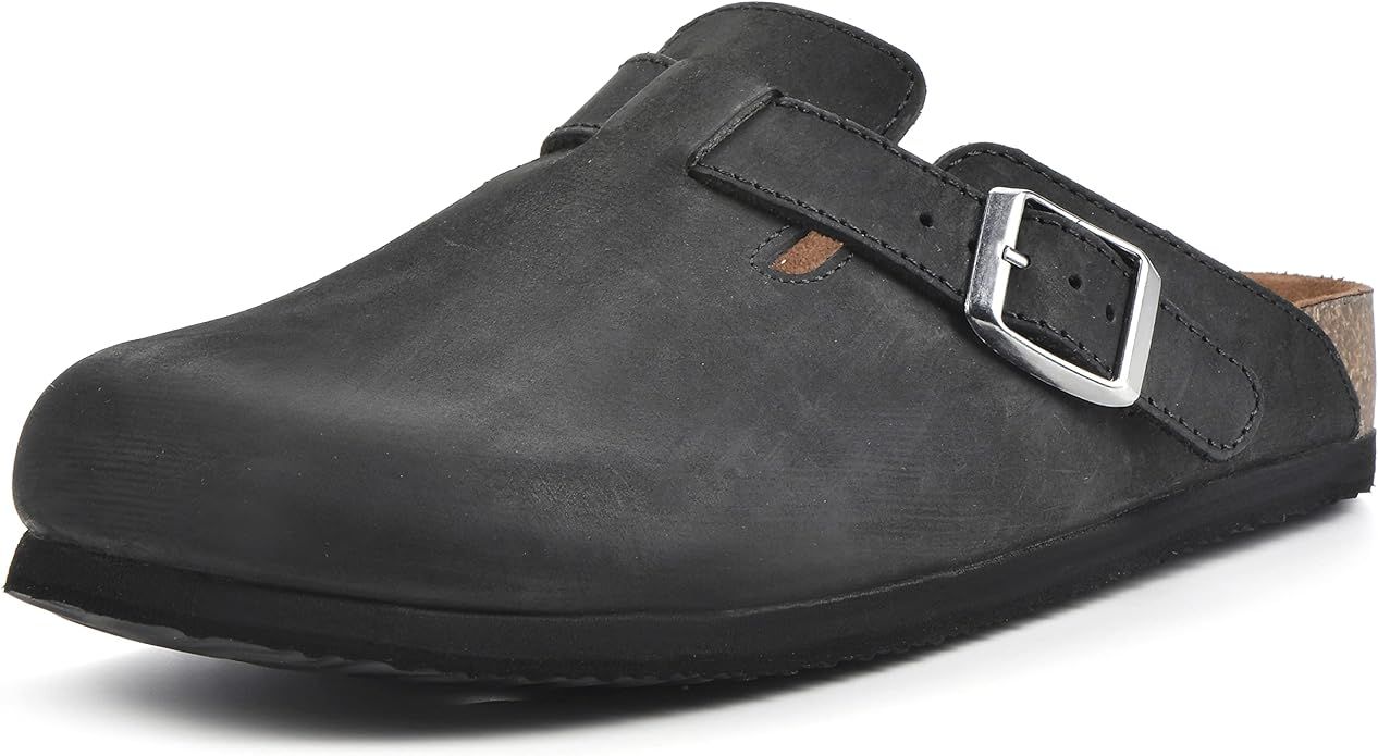 WHITE MOUNTAIN Shoes Bari Leather Footbeds Clog | Amazon (US)