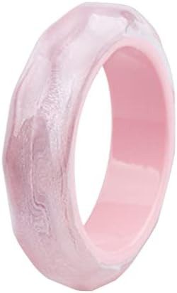 COLORFUL BLING Acrylic Cute Transparent Candy Geometric Tortoiseshell Chunky Cuff Bangle Mottled ... | Amazon (US)