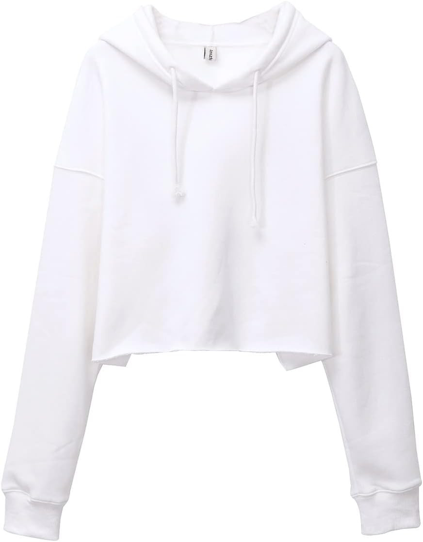 Amazhiyu Women's Cropped Hoodies Fleece Sweatshirt | Amazon (US)