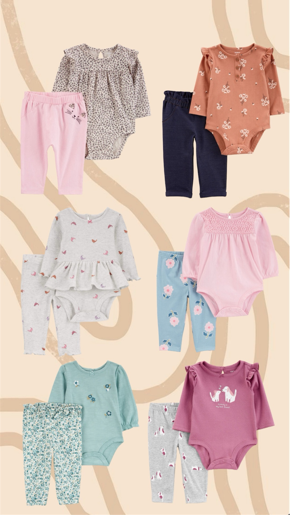 Baby girl sets $9!!!!! 

#LTKBaby #LTKSeasonal #LTKKids