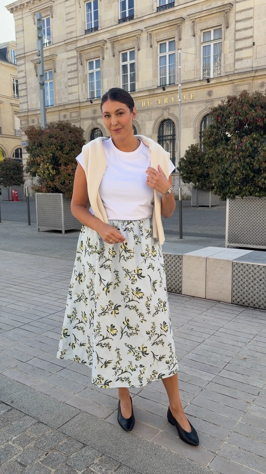soft classics, always

floral skirt outfit, neutral style, paris outfit, feminine outfit, chic everyday, capsule wardrobe, timeless style

#LTKMidsize #LTKootd #LTKWedding