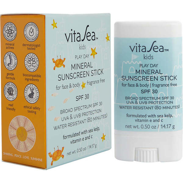 Play Day Fragrance Free Mineral Sunscreen Stick SPF 30 | Maisonette