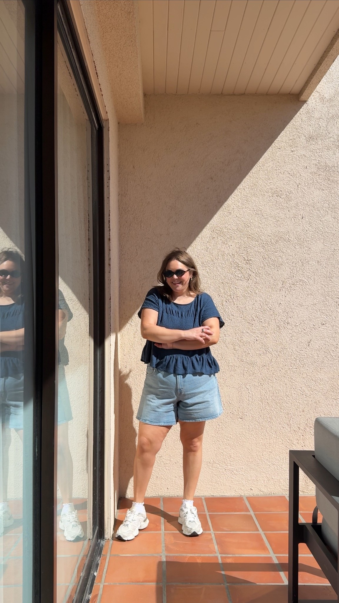 Casual spring outfit I wore to the zoo! Wearing large in top from a set and 34 in shorts 

#LTKSaleAlert #LTKPlusSize