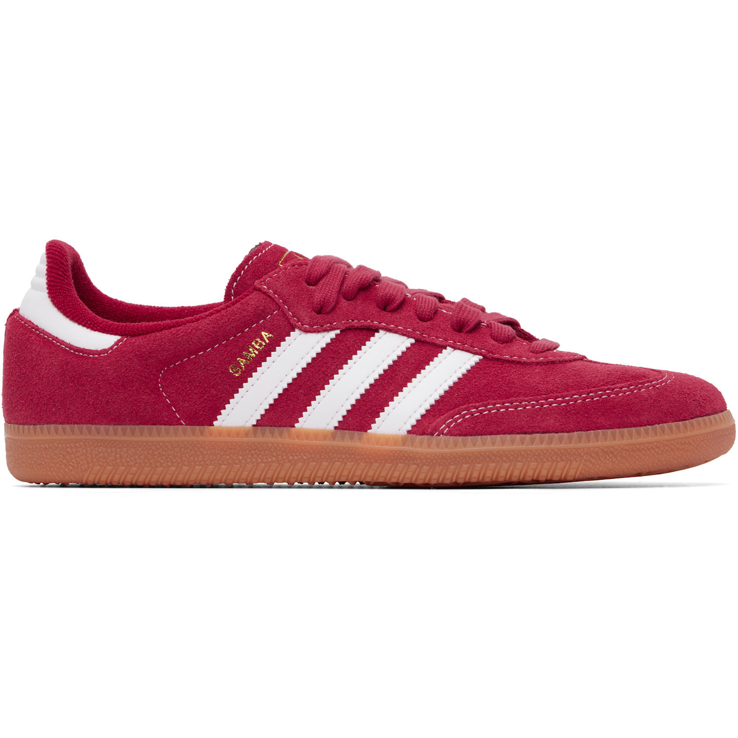 adidas Originals Red Samba OG Sneakers | SSENSE
