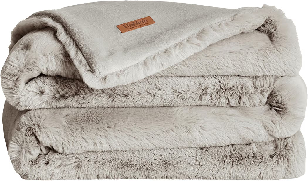UnHide Marshmallow - Faux Fur Blanket - Heavy Weight, Extra Soft Blanket - Made from Recycled Mat... | Amazon (US)