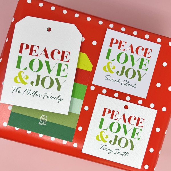 Peace, Love & Joy - Traditional | Joy Creative Shop